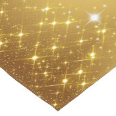 金ゴールドグリッタースターエレガントズホリデイ ショートテーブルランナー (コーナー)