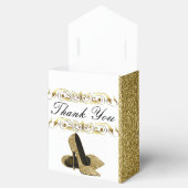 金ゴールドグリッタースティレットヒール フェイバーボックス (オープン)