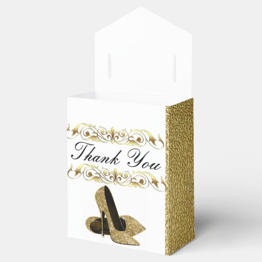 金ゴールドグリッタースティレットヒール フェイバーボックス (オープン)