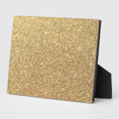 金ゴールドグリッタースパークルパターンの背景 フォトプラーク (側面)