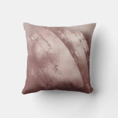 金ゴールドグリッタースパークルブラッシュドメタルモノグラム名 クッション (裏面)