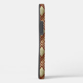 金ゴールドグリッタースパークルブルゴーニュレッドダイヤモンドパターン Case-Mate iPhoneケース (裏面 / 右)