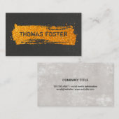 金ゴールドグリッタースパークル 名刺 (正面/裏面)