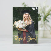 金ゴールドグリッタースモダンクリプトGRADサンキューカード 招待状 (スタンド正面)