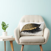 金ゴールドグリッタースリープメイクアップアイズラッシュホワイト ランバークッション (椅子)