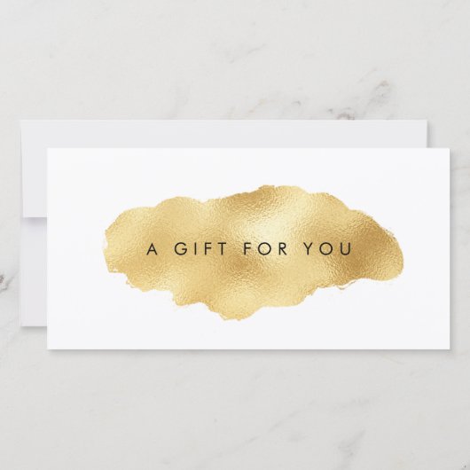 金ゴールドグリッタースワッシュブギーブティックサロンギフト証明書 (裏面)