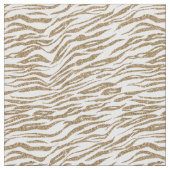 金ゴールドグリッターゼブラ ファブリック (クローズアップ)