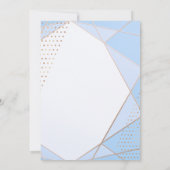 金ゴールドグリッタータイポグラフィレストランニューオープニング 招待状 (裏面)