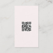 金ゴールドグリッターティアラピンクフローラシックパーティープリンセス 名刺 (裏面)