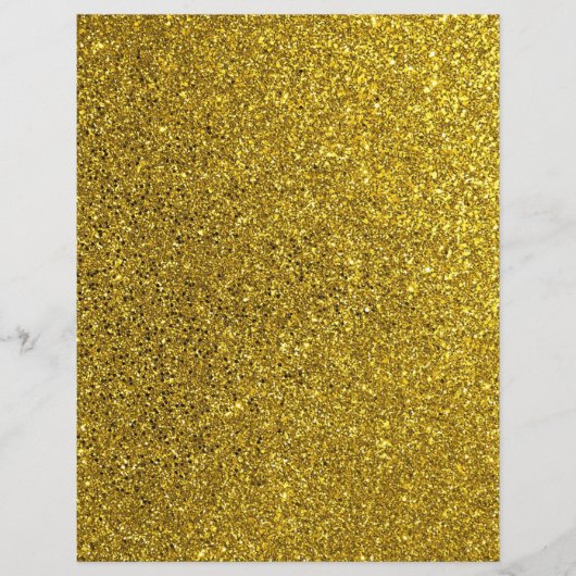 金ゴールドグリッターテクススクラップブック紙 (正面)