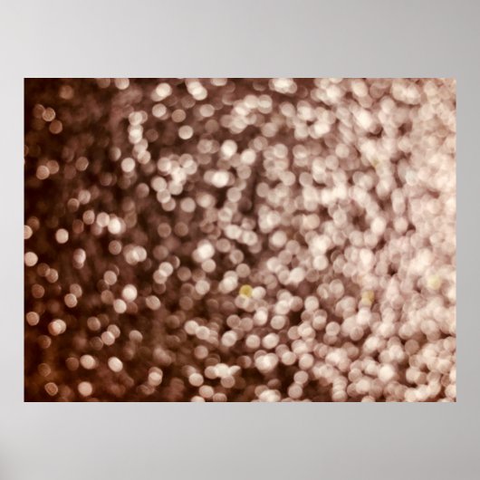 金ゴールドグリッターテクスチャの背景選択的フォーカス.S ポスター (正面)