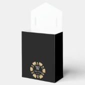 金ゴールドグリッタートランプのポーカーチップカ結婚ジノ フェイバーボックス (オープン)