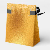 金ゴールドグリッタードリップスエレガント誕生日 フェイバーボックス (裏面サイド)