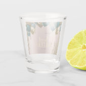 金ゴールドグリッタードリップバルーンバラ金ゴールドスウィート16 ショットグラス (裏面)