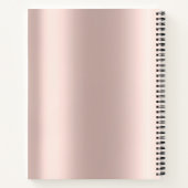 金ゴールドグリッタードリップバルーンバラ金ゴールドスウィート16 ノートブック (裏面)