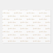 金ゴールドグリッタードリームシャインスパークル ラッピングペーパーシート (正面3)