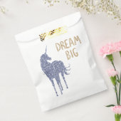 金ゴールドグリッタードリームビッグユニコーン フェイバーバッグ (封をした状態)