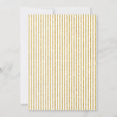 金ゴールドグリッターハートタイプライター結婚の写真 セーブザデート (裏面)