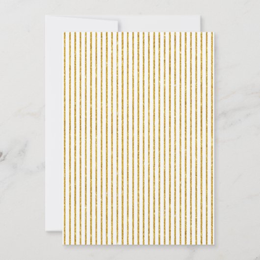 金ゴールドグリッターハートタイプライター結婚の写真 セーブザデート (裏面)