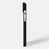 金ゴールドグリッターハート（黒いテクスチャ） Case-Mate iPhoneケース (裏面 / 左)