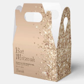 金ゴールドグリッターバルミツワー フェイバーボックス (オープン)