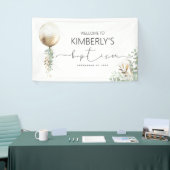 金ゴールドグリッターバルーンバプテスマ 横断幕 (トレードショー)