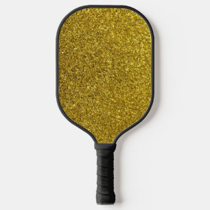 金ゴールドグリッターパターン ピックルボールラケット