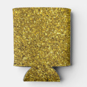 金ゴールドグリッターパターン 缶クーラー (裏面)