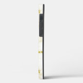 金ゴールドグリッターパーソナライズされた大理石 Case-Mate iPhoneケース (裏面 / 左)