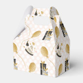 金ゴールドグリッターパーティーバルーンkid誕生日ありがとう フェイバーボックス (裏面サイド)