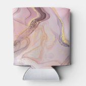 金ゴールドグリッターピンクの誕生日パーティー 缶クーラー (裏面)