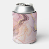 金ゴールドグリッターピンクの誕生日パーティー 缶クーラー (缶裏面)