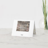 金ゴールドグリッターピンクブルーイエローサンキューカード サンキューカード (裏面)