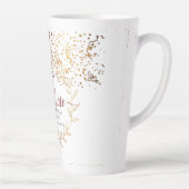 金ゴールドグリッターピンク赤面マルサラフローラ大学院 カフェラテマグ (右)