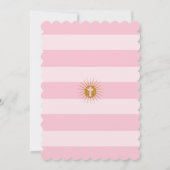 金ゴールドグリッターファースト招待状 招待状 (裏面)