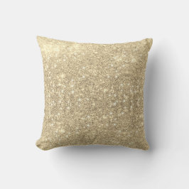 金ゴールドグリッターフェイクスパークル クッション