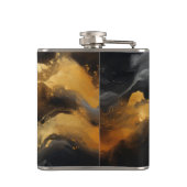 金ゴールドグリッターフェイクフォイル大理石 フラスク (裏面)