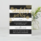 金ゴールドグリッターフェスティバルホリデーパーティー 招待状 (スタンド正面)