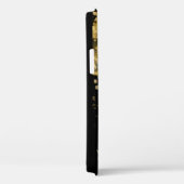 金ゴールドグリッターフォイルスパークルシッガーリークスクリプト名 Case-Mate iPhoneケース (裏面 / 右)