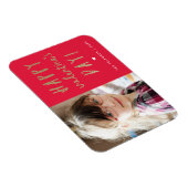 金ゴールドグリッターフォトバレンタインデー マグネット (右側)