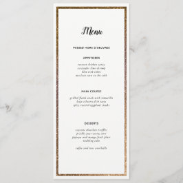 金ゴールドグリッターフレームテーブル番号カスタムメニュー メニュー