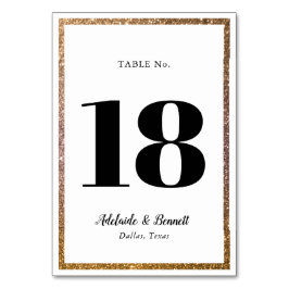 金ゴールドグリッターフレームテーブル番号 テーブルナンバー