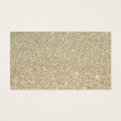 金ゴールドグリッターフローラベビーシャワーおむつラッフルカード (裏面)