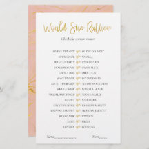 金ゴールドグリッターブライダルシャワーゲーム彼女はむしろ