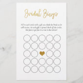 金ゴールドグリッターブライダルブライダルシャワーゲーム (正面)