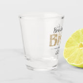 金ゴールドグリッターブライド&ダイヤモンド ショットグラス (左)