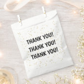 金ゴールドグリッターブラックニューイヤー フェイバーバッグ (クリップ留めされた状態)