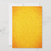 金ゴールドグリッターブラック文字キンセアニェラ15th誕生日 招待状 (裏面)