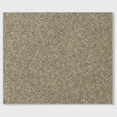 金ゴールドグリッタープリント包装紙 ラッピングペーパー (フラット)