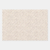 金ゴールドグリッターベビー足ベビーシャワーラッピング紙 ラッピングペーパーシート (正面2)